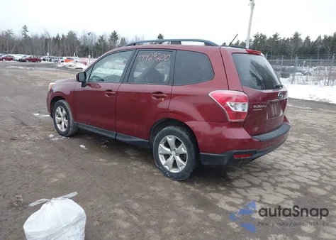 2014 Subaru Forester 2.5I Premium z USA, uszkodzony, nr VIN JF2SJAEC0EH437215